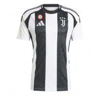 Camisa de Futebol Juventus Dusan Vlahovic #9 Equipamento Principal 2024-25 Manga Curta